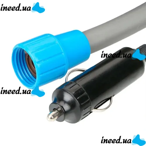Автомобильный портативный душ Washing Spray With Bucket 12V на 20л, Походный душ от прикуривателя Автомойка для отдыха на природе и мытья машины