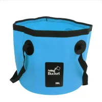 Автомобильный портативный душ Washing Spray With Bucket 12V на 20л, Походный душ от прикуривателя Автомойка для отдыха на природе и мытья машины