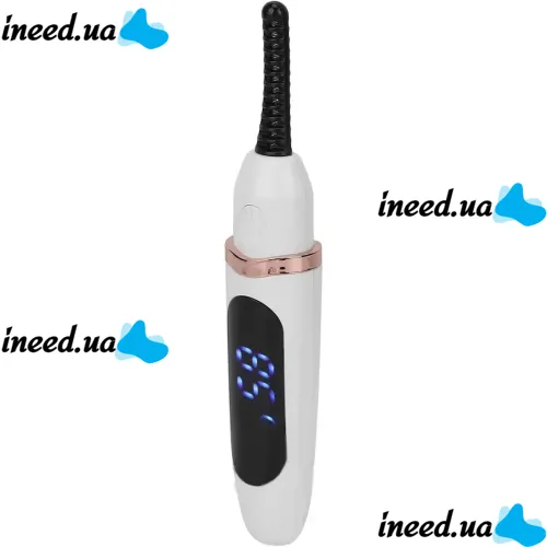 Аккумуляторные щипцы для горячей завивки ресниц Eyelash Curler XL-271, с подогревом, Электрическая кисточка плойка с дисплеем зарядка через USB