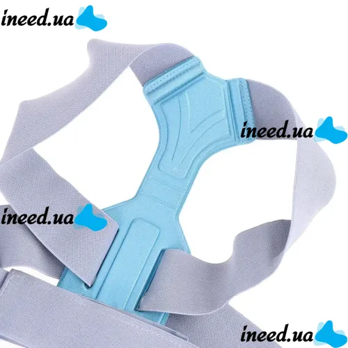 Фиксирующий корректор правильной осанки Invisible Pose Cion Belt, Корсет для коррекции и выравнивания спины и плеч, бандаж, жилет на липучках Серый