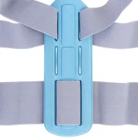 Фиксирующий корректор правильной осанки Invisible Pose Cion Belt, Корсет для коррекции и выравнивания спины и плеч, бандаж, жилет на липучках Серый