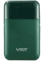 Аккумуляторная электробритва шейвер VGR V-390 для сухого и влажного бритья с выдвижным триммером, Беспроводная мужская бритва для бороды и усов