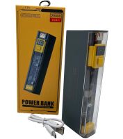 Портативное зарядное устройство Power Bank Cyberpunk YM-674 20000mAh 22.5W для зарядки телефона, Внешний аккумулятор повербанк USB Type-C Черный