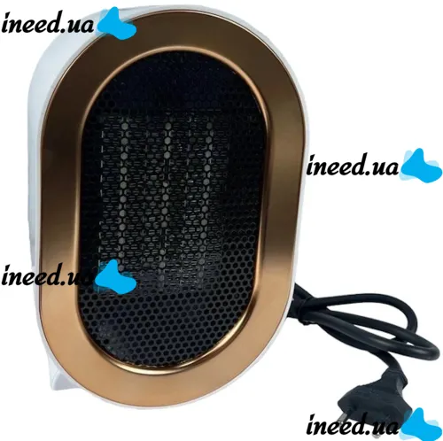 Настольный керамический обогреватель тепловентилятор Indoor Heater XH-1201 1200W, Напольный электрический тепловентилятор PTC 2 режима от сети 220В