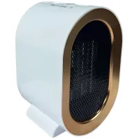 Настольный керамический обогреватель тепловентилятор Indoor Heater XH-1201 1200W, Напольный электрический тепловентилятор PTC 2 режима от сети 220В