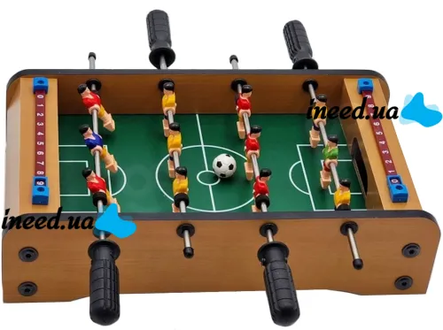 Настольная детская игра футбол Football Champions 2218 по 6 игроков в команде со счетчиком голов, Настольный набор 12 игроков на двоих для детей