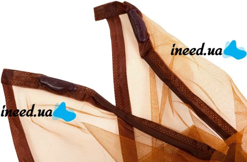 Антимоскитная сетка на магнитах Magic Mesh Brown 90Х210 см раздвижная магнитная москитная штора от насекомых и мух на дверь Коричневая Меджик Меш
