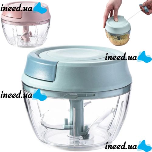 Manual Multifunctional Mini Chopper Mini Chopper XL-294, Mechanical Kitchen Chopper for Chopping Food, Vegetables, Fruits and Garlic