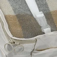 Набор дорожных сумок органайзеров Bagail XL-940 8 штук для хранения одежды Чехлы сумки Travel storage bag для белья и обуви для путешествий Бежевые