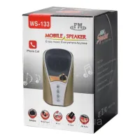 Беспроводная Bluetooth колонка SPS WS-133, 800mAh с поддержкой TF карт встроенный проигрыватель, Аккумуляторная блютуз колонка с mp3 плеером и радио