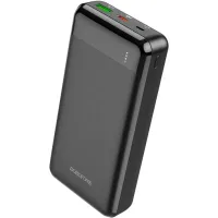 Внешний аккумулятор повербанк Power Bank Borofone BJ19A 20000mAh PD20W+QC3.0 с быстрой зарядкой, Портативное зарядное устройство батарея 2 выхода