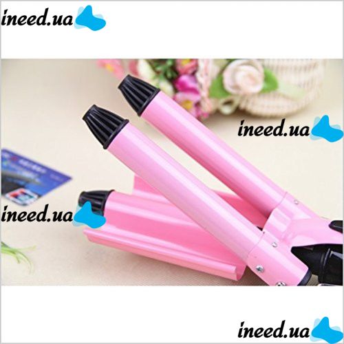 Профессиональная тройная плойка для волос JJ-928 Professional Hairdressing