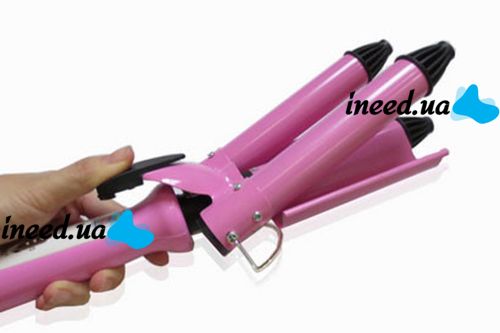 Профессиональная тройная плойка для волос JJ-928 Professional Hairdressing