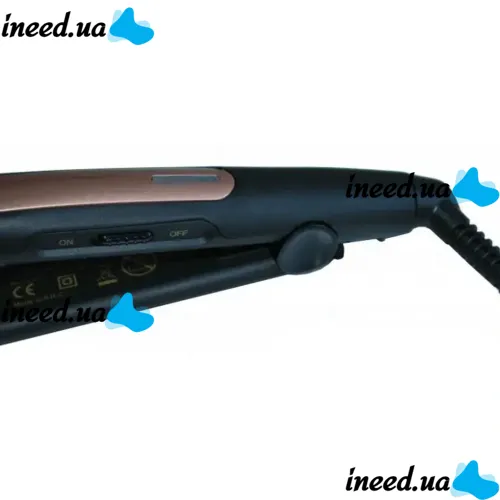 Профессиональная плойка гофре Gemei GM-2955W для укладки и завивки волос 45W, Утюжок с турмалиновым покрытием для прикорневого объема волос Gemmy