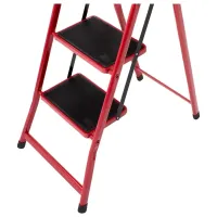Folding one-way stepladder Forte LFD131TB 4-step ladder up to 150 kg, four-step family stepladder Technologist 152x50 cm for Home