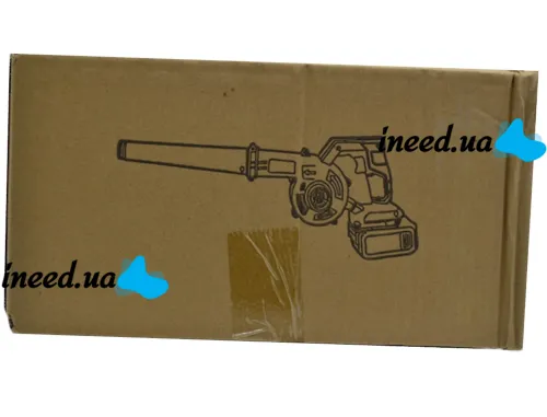 Акумуляторна повітродувка Blower MDHL CFJ001 48V 4Ah для прибирання листя, Бездротовий садовий пилосос дуйка 600W з мішком для пилу Чорний