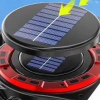Переносной кемпинговый фонарь Hurry Bolt HB-6678 20W с солнечной панелью и функцией павербанка, Аккумуляторный LED прожектор лампа с Powerbank