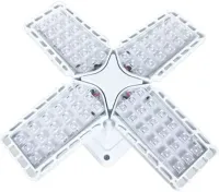 Camping Folding Lantern Solar X-Balog BL-2030 72Led Solar Powered, Rechargeable Folding Lamp Bailong 3 Modes with USB Charging White