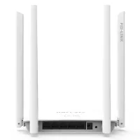 Wireless Wi-Fi Router 300 Mbps Pix-link Router LV-WR08, WIFI Router up to 300 Mb/s with 4 External Antennas and 4 ports White