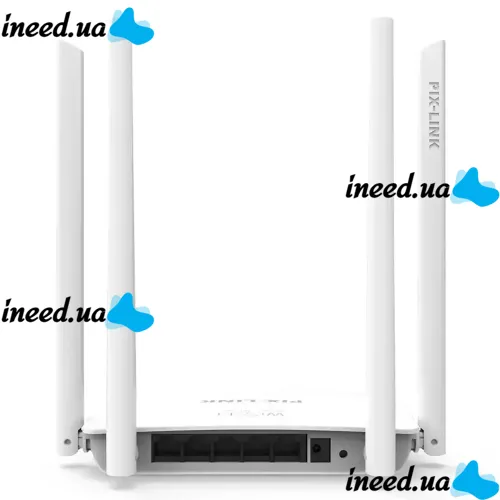 Wireless Wi-Fi Router 300 Mbps Pix-link Router LV-WR08, WIFI Router up to 300 Mb/s with 4 External Antennas and 4 ports White