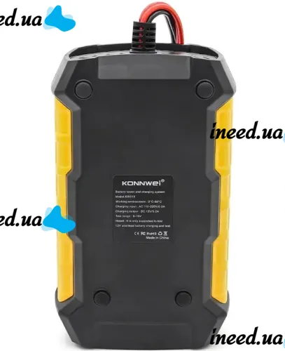 Автоматическое зарядное устройство тестер Konnwei KW510 для зарядки тестирования автомобильных аккумуляторов 4-100Ah анализатор всех типов АКБ