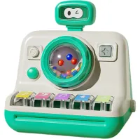 Montessori MSS-011 Children's Toy Piano with Light and Sound Effects, Beiyu Electronic Synthesizer with Simulated Camera Flash for Children
