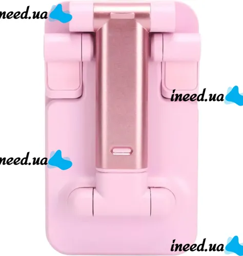 Настольная подставка держатель с зеркалом Folding desktop phone stand PD-C06 для телефона планшета, Складной трансформер для смартфона AND196 Розовый