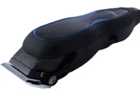 Профессиональная проводная машинка Mozer MZ-321 для стрижки волос с регулировкой длины лезвий и 4 насадками, Сетевая машинка триммер Мозер от сети
