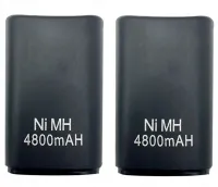Зарядное устройство Microsoft Play Charge Kit Xbox 360 4в1 с двумя аккумуляторами 4800mAh, Зарядный комплект для джойстиков 2 аккумулятора + адаптер