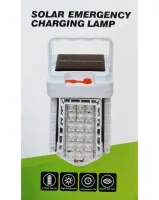 Camping Folding Lantern Solar X-Balog BL-2030 72Led Solar Powered, Rechargeable Folding Lamp Bailong 3 Modes with USB Charging White