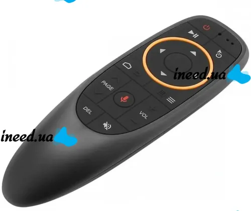 Универсальный пульт аэромышь дистанционного управления телевизором Air Mouse Remote G10S с гироскопом, Воздушная мышь адаптер 2,4 GHz 17 кнопок G20