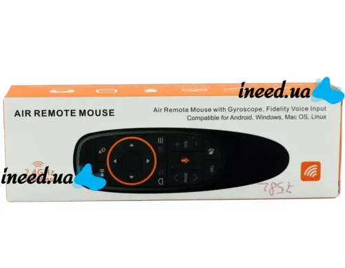 Универсальный пульт аэромышь дистанционного управления телевизором Air Mouse Remote G10S с гироскопом, Воздушная мышь адаптер 2,4 GHz 17 кнопок G20