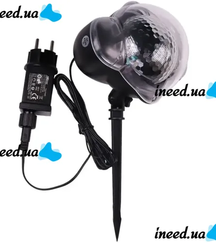 Уличный лазерный LED проектор Christmas Snowfall Projector WL-808 Снегопад с пультом, Светодиодный новогодний дискошар, Новогодняя уличная подсветка 