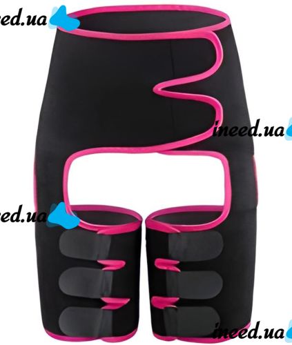 Корректирующий пояс фиксатор Adjustable One Piece Waist Band JN-79 для похудения и коррекции талии, Жиросжигающий корсет для занятия спортом Черный
