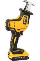 Аккумуляторная сабельная пила DeWalt DCS312NT 24V 2 аккумулятора и 4 пилы для резки металла дерева, Электропила лобзик с набором полотен в кейсе