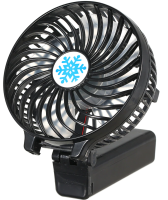 Ручной мини вентилятор Handy Mini Fan WX-6508 USB аккумуляторный настольный вентилятор трансформер со складной ручкой и съемным аккумулятором