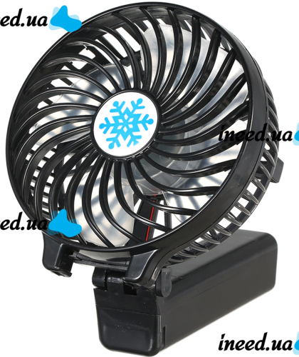 Ручной мини вентилятор Handy Mini Fan WX-6508 USB аккумуляторный настольный вентилятор трансформер со складной ручкой и съемным аккумулятором
