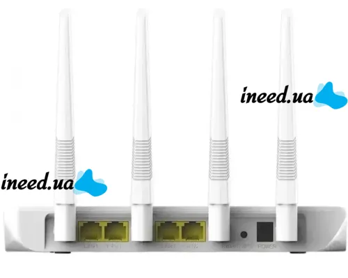 High-speed Mini Router Wi-Fi Router Pix-link LV-WR21Q 300 Mbit 2.4GHz, Wireless Wi-Fi Router up to 300Mb/s 4 Antennas 4 Ports White