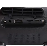 Беспроводная Bluetooth колонка T&G TG165C с RGB LED подсветкой и функцией Power Bank, Аккумуляторная блютуз акустика SPS UBL USB AUX для Android IOS