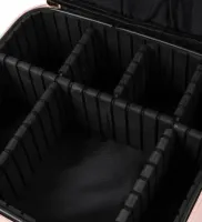 Органайзер для хранения косметики Niceland Beauty box MAG-590 с ручкой для переноски, Дорожная водонепроницаемая косметичка, бьюти кейс Розовая