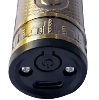 Беспроводная машинка триммер Gemei GM-8045 для стрижки бороды усов носа и тела, Аккумуляторная электробритва Gemmy 3 в 1 с насадками для волос