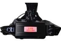 POLICE BL-2188B T6 50000W Headlamp with Zoom LED Waterproof Flashlight with Head Mount Battery Black
