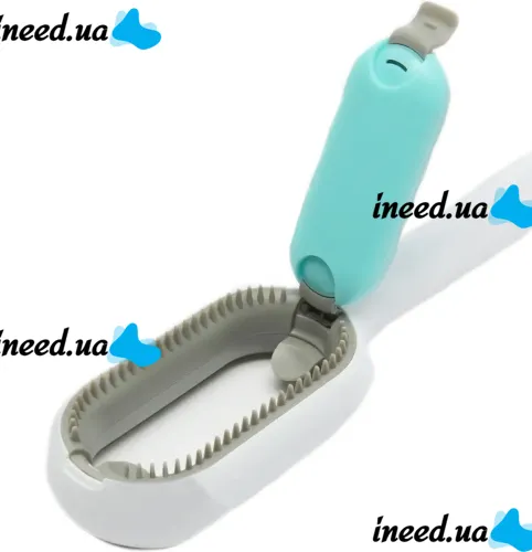 Универсальная щетка Pet Cleaning Hair LY-364 для сухого и влажного вычесывания собак и котов, Расческа для груминга животных с отсеком для воды