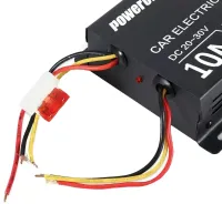 Автомобильный понижающий инвертор PowerOne Plus DC/DC 24v-12v 10A 120W, Авто преобразователь напряжения GS-10A 24В-12В постоянного тока Автоинвертор