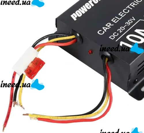 Автомобильный понижающий инвертор PowerOne Plus DC/DC 24v-12v 10A 120W, Авто преобразователь напряжения GS-10A 24В-12В постоянного тока Автоинвертор