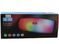 Беспроводная Bluetooth колонка T&G TG165C с RGB LED подсветкой и функцией Power Bank, Аккумуляторная блютуз акустика SPS UBL USB AUX для Android IOS