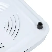 Настольная электроплита Domotec MS-5822 1000W на 2 конфорки диск, Двухконфорочная электрическая плита 1000Вт с термостатом на 5 положений Белая