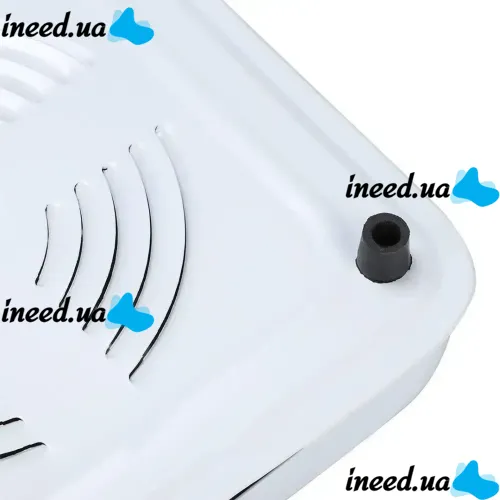 Настольная электроплита Domotec MS-5822 1000W на 2 конфорки диск, Двухконфорочная электрическая плита 1000Вт с термостатом на 5 положений Белая