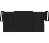 Поясная сумка бананка Mini Belt Bag ISKYBOB 7452 для документов и телефона без застежки, сумочка органайзер на пояс и ремень мужчин и женщин Черная