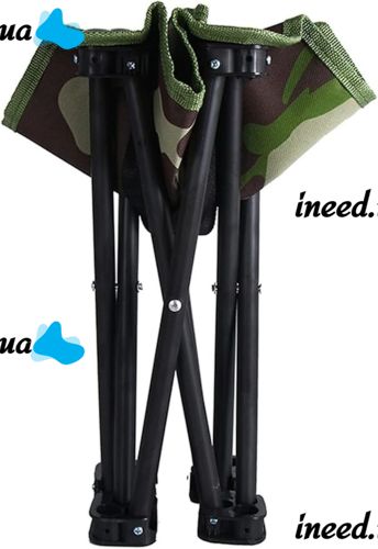 Туристическая складная табуретка Stool Folding Table ZDY01 до 130 кг с чехлом, Раскладной стул 28x28x24 см для рыбалки и пикника Камуфляжный